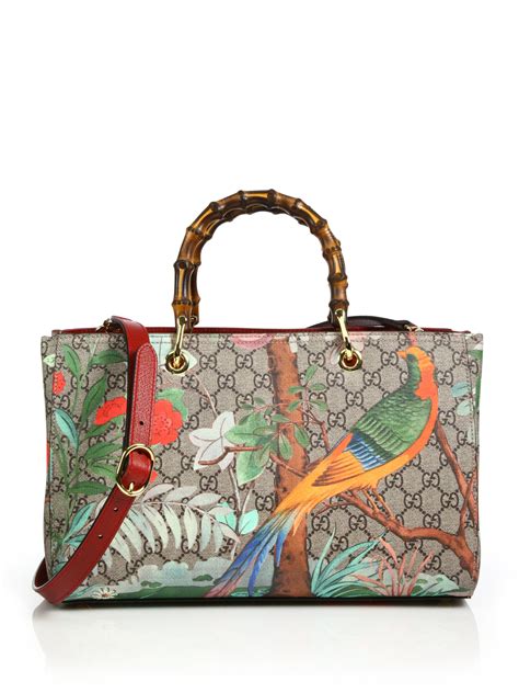 gucci new bamboo handbag|gucci bamboo handle shopper.